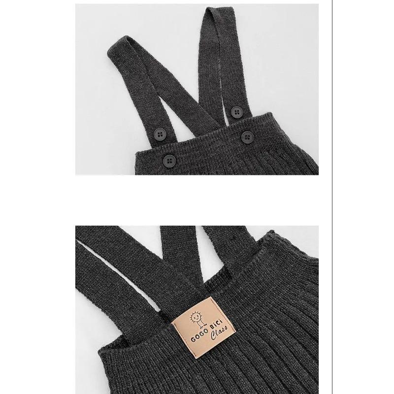 Autumn Baby Sleeveless Knit Romper Newborn Knitted Overalls Boy Girl Infant Jumpsuit Toddler Clothes
