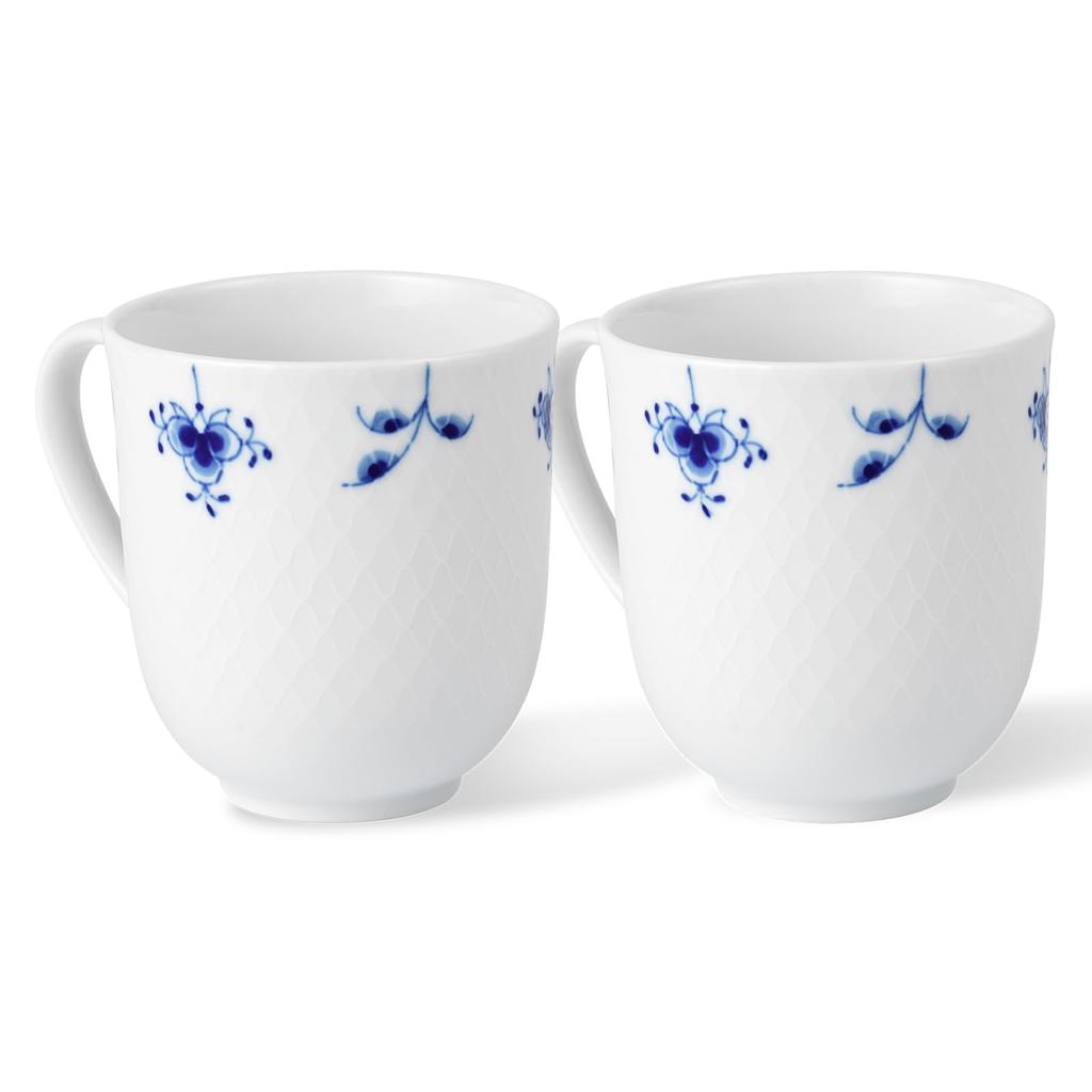 [Authentic Import] Royal Copenhagen Blue Palmette Blossom Mug Pair 280ml Wedding Gift Present 1078755