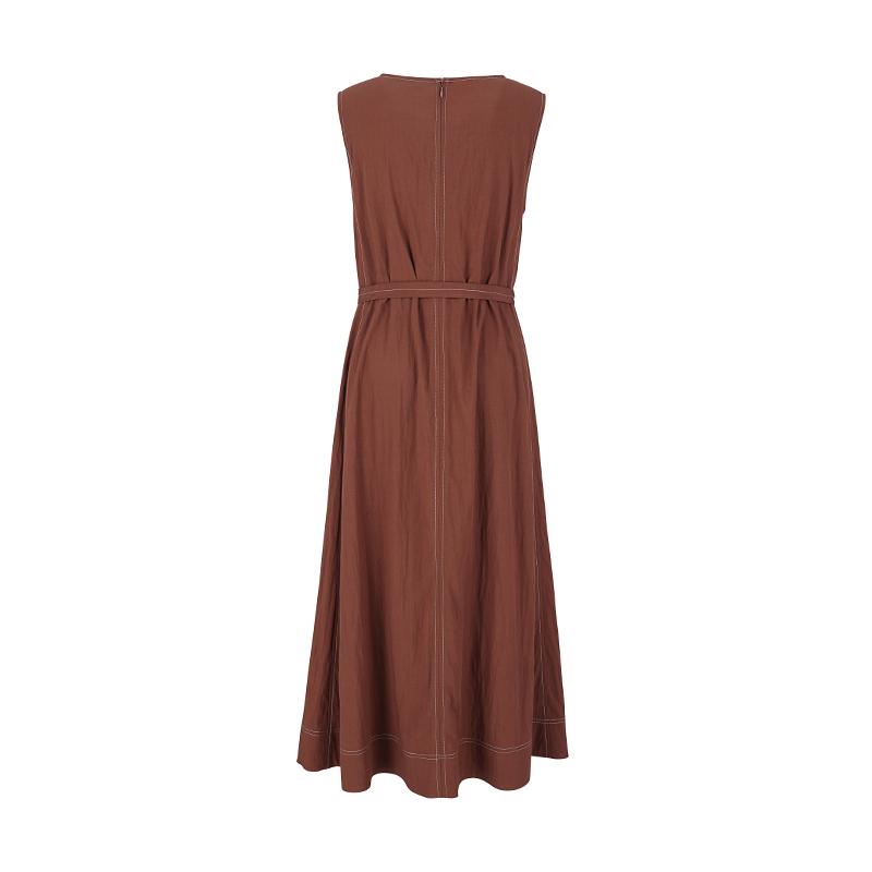 VISITINNEWYORK Stitch Point Sleeveless Dress (Va6Op7F)