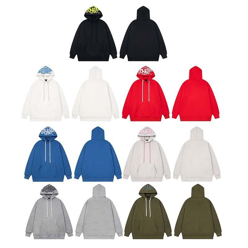 High Quality SynaWord Hip Hop Streetwear Hoodie Sweatpants Set Men Women