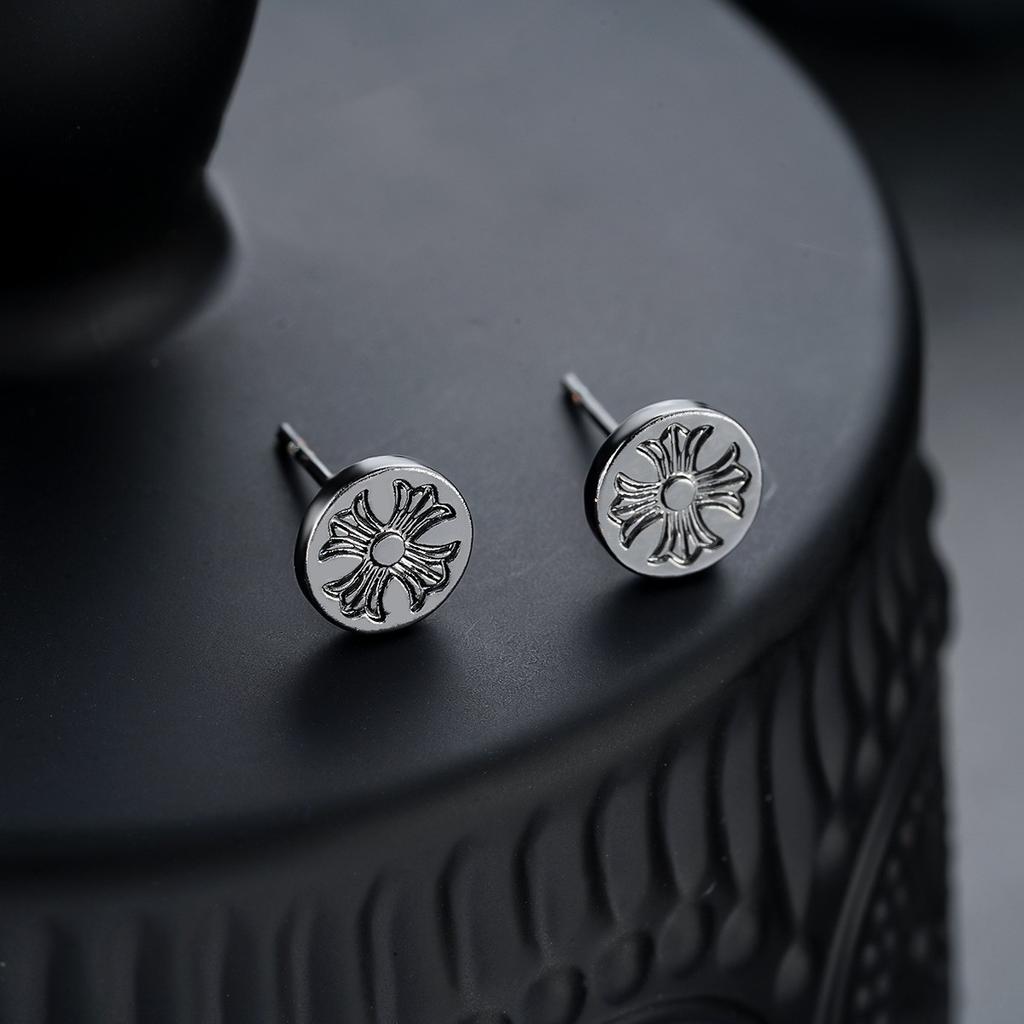 Stud Earrings Men's Trendy Ear Buckles Personalized Versatile Earrings Women's High-end Jewelry Accessories Earrings
