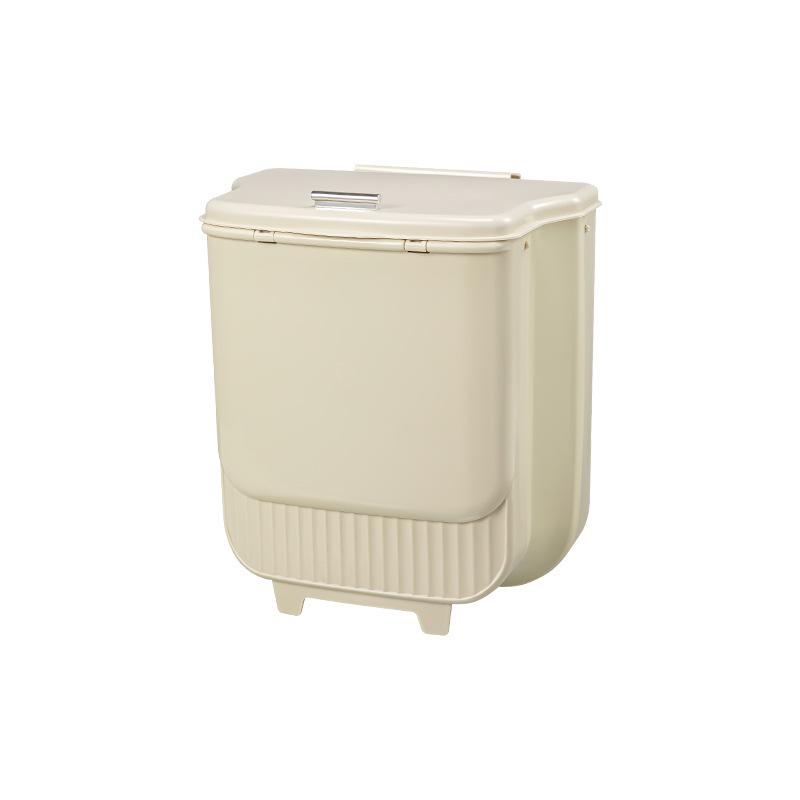 2025 Wall-Mounted Kitchen Trash Can: Punch-Free, Portable, Cabinet Door Design