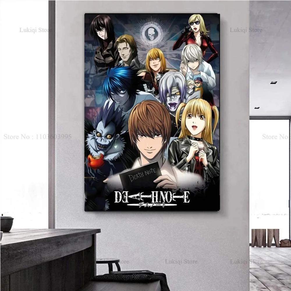Classic Movie Series Cartoon Anime D-Death Vintage Poster Prints Canvas Painting Wall Art Picture Living Room Home Decor