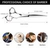 Sangelar 6-Zoll-Haarschneide- und Friseurschere, hochwertige Edelstahlschere mit glatten, rasiermesserscharfen und scharfen Klingen, für Salons (Kostenlose Tasche)