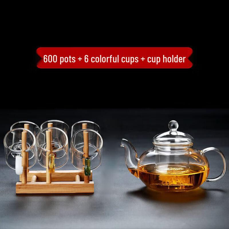 Heat-Resistant Glass Kung Fu Teacups Set