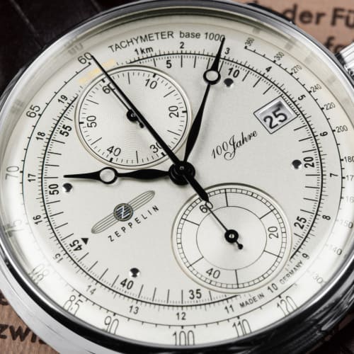 Zeppelin Watch 100th Anniversary Ivory Dial 86701 Men's [Regular Imported Product]