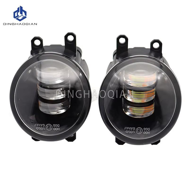 2pcs Fog Lights Headlight For Toyota RAV4 2009 2010 2011 2012 Clear Lens Front Bumper Fog Light LED Fog Lamp