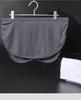 Men's Dual-Use Low Waist Skirt Shorts with Lined Ice Silk Boxer - Loose Cargo Home Pants
