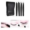 4Pieces Stainless Steel Tweezers for Women Facials Hair,Precisions Tweezers for Ingrown Hair Removal Eyebrow Tweezers