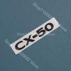 For Mazda CX-50 Black Front Logo, Middle Grille Sticker, CX-5 Rear Logo, Luggage Compartment Logo Accessory Sticker Carbon Fiber Xlnpu00