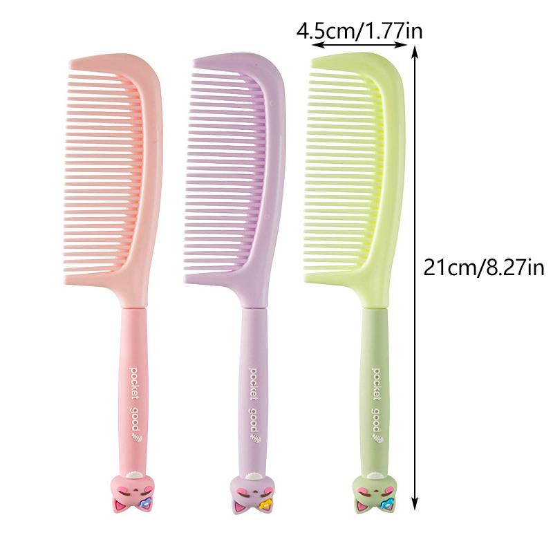 Portable Comb Cartoon Soft Silicone Combs Hair Styling Comb Hairbrushes Cute Comb Hairdressing Comb Hair Brush For Girls Travel