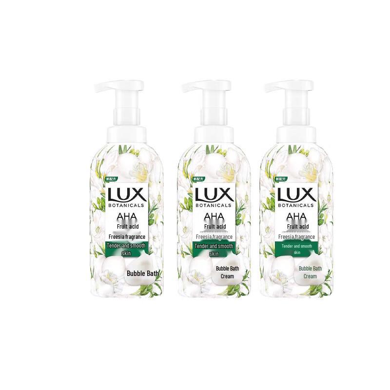 Lux Freesia Scented Bubble Shower Gel - 500ml x 3 Pack