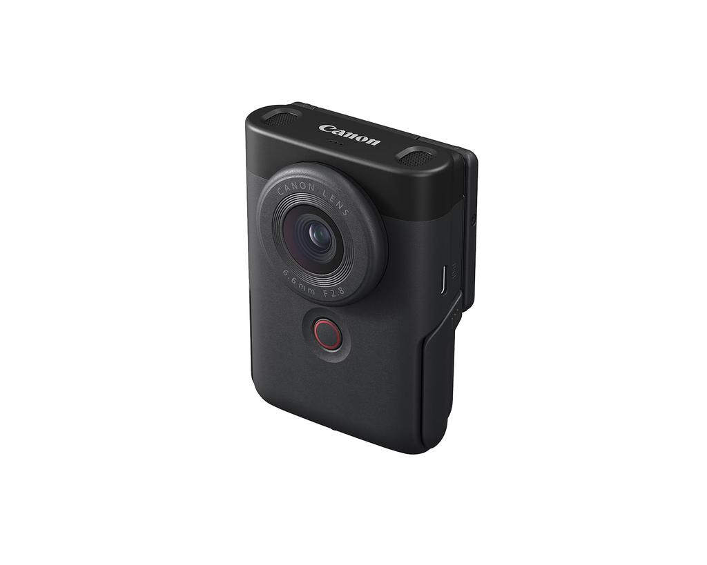 Canon PowerShot V10 Content Creator Compact Vlog Camera with Fixed 19mm 4K Face Live and Black Camera, Wide-Angle Lens, Video, Detection, Built-in