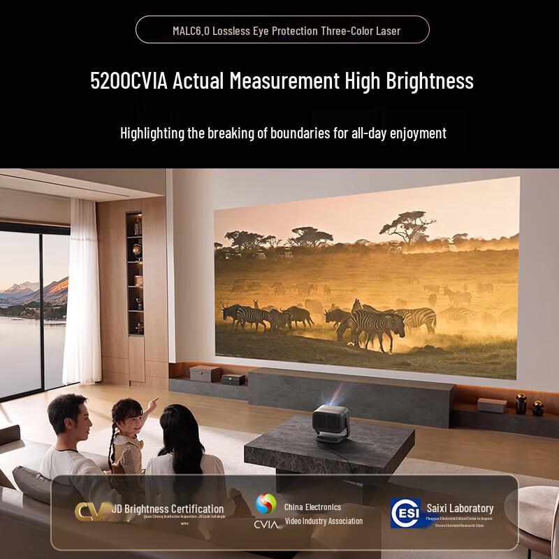 JMGO N5S Ultra Series 4K Tri-Color Laser Gimbal Projector (CN Version)