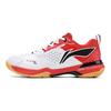 Li Ning Blade Pro Non-Slip Wear-Resistant Low-Top Badminton Shoes Unisex Shoes White Red AYAT005-5