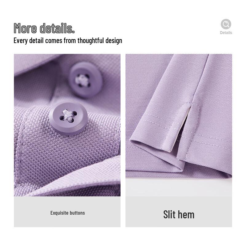 MONTAGUT Men's Silk Blend Anti-Bacterial Solid Polo Shirt