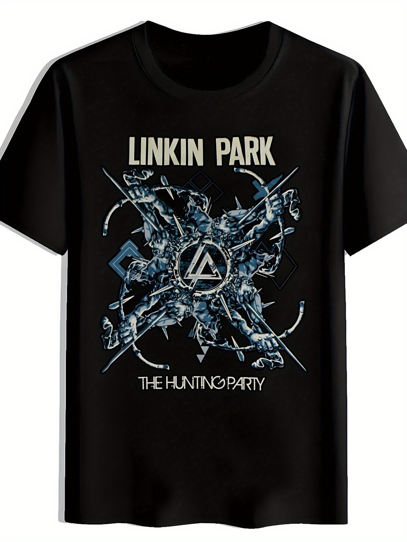 Black T-shirt The Hunting Party Graphic - Retro Rock Band Design XL