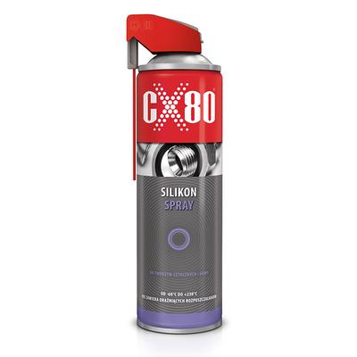 Cx80 - Silikon Spray 500Ml Nsfh1 Bezbarwny Smar Uniwersalny Do Przemysłu