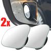 Car angle blind spot rearview mirror 360° adjustable auxiliary rearview mirror, high-definition,small fan-shaped rearview mirror