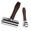 2Pcs Quilting Seam Roller Leather Press Roller Tool Wood Handle Quilting Roller Leather Glues Laminating Roller