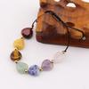 Natural Stone Crystal Colorful Braided Bracelet Chakra Natural Crystal Yoga Love Braided Bracelet B109
