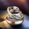Powered Solar Rotating Vehicle Fragrant Ornament Fidget Roller Technological Gadgets Relieve Stress Reducing Spinning Top Toy