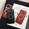 iPhone 17 Pro Max Lambskin Magnetic Anti-Drop Protective Case