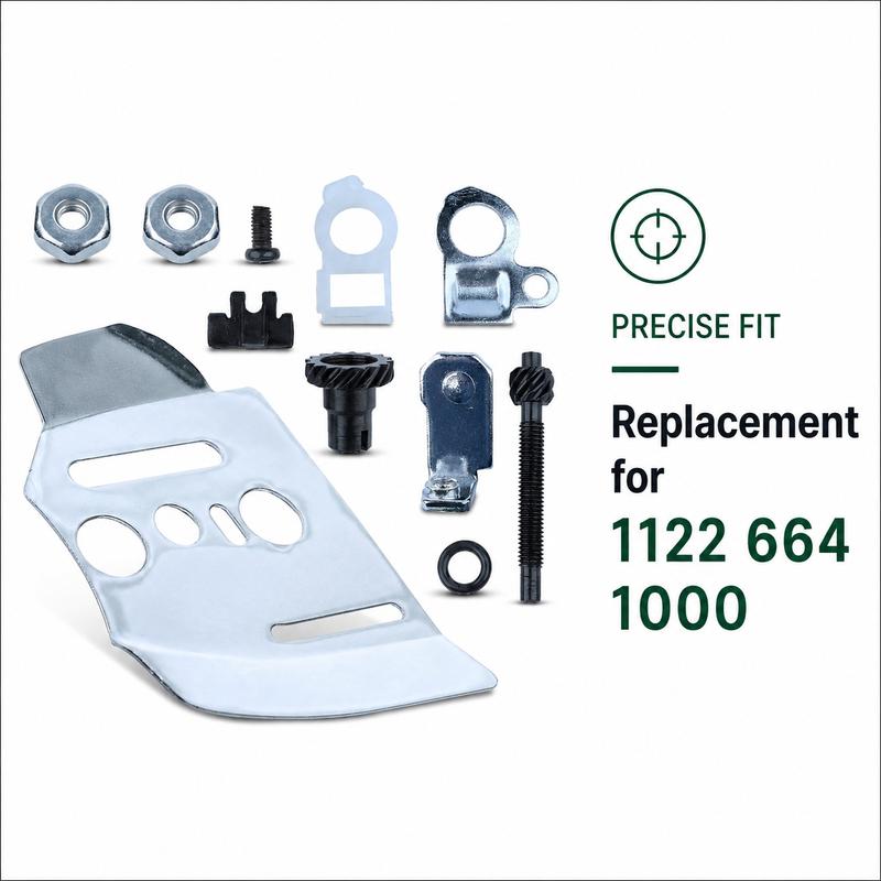 Chain Inner Guide Plate Tensioner Screw Nuts Kit for Stihl 024 026 028 036 038 MS240 MS260 Replaces 1122 664 1000 Chaaw Parts