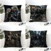 L-Legend Of The Dark Elf H-Halvarth The Nordic People Of Thunder Linen Pillow Case Sofa Home Decor Cushion Cover Cushion Cove
