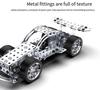 Creative 3D Metal Assembly Building Block Excavator Model Bulldozer Engineering Vehicle MOC Brick Nut Assembly Toy Boy Gift