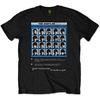 The Beatles Men's Hard Days Night 8 Track T-Shirt, Black, Small