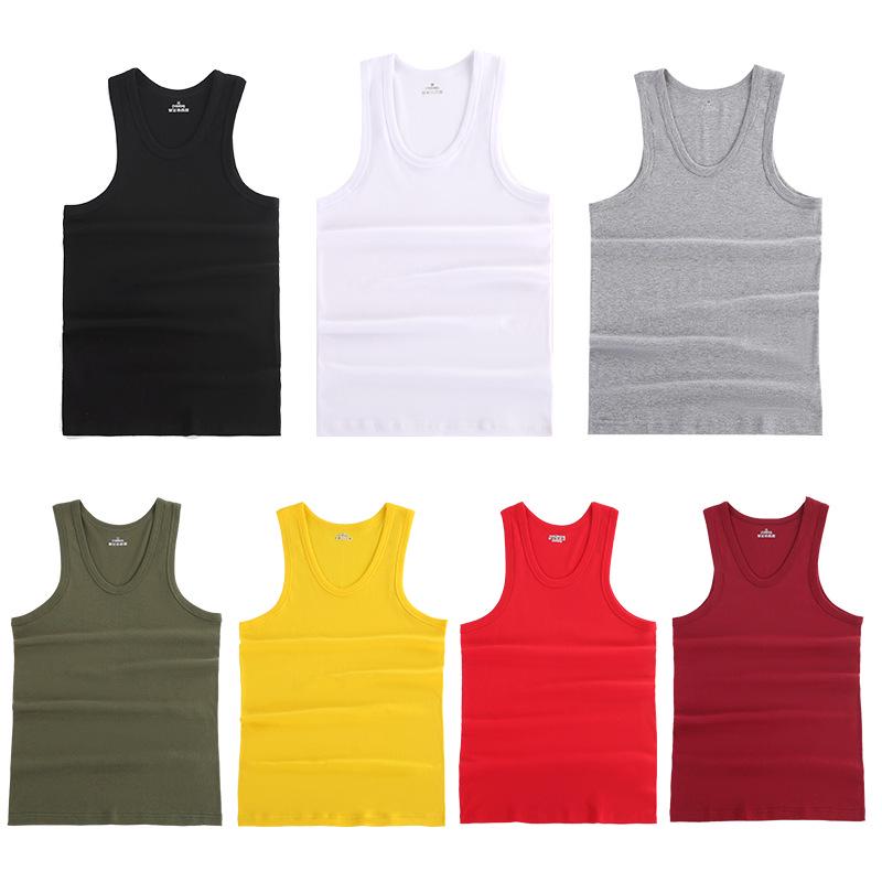 Erkek Büyük Beden İnce İplik Pamuk Yelek - Hafif Sonbahar Atlet