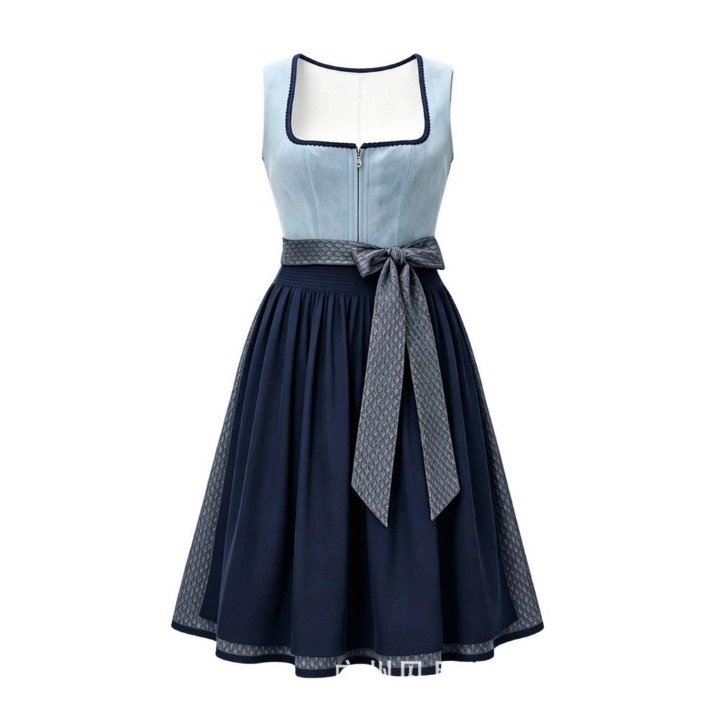Carnival Ladies Traditional German Oktoberfest Costume Munich Bavarian Show Costume Dirndl Dress