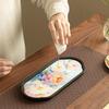 Shangqi Peony Instant Dry Absorbent Metal Tea Tray