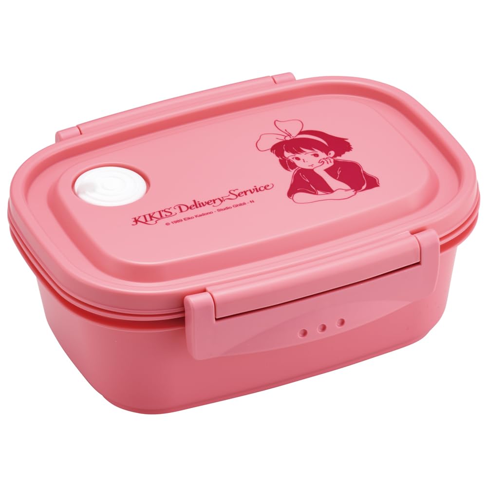 Skater Easy Light Bento Sealable Storage Delivery Studio Ghibli Made in & Box, Medium, 550ml, Microwaveable, Container, Container, Kiki's Service,