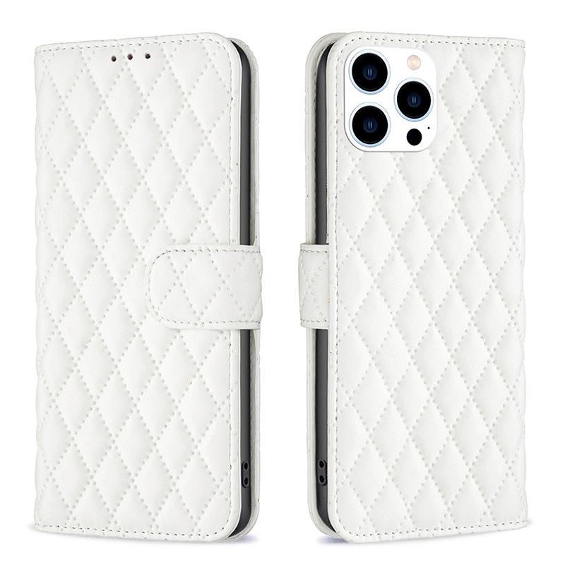 Applicable To Samsung, Apple 16, Xiaomi, Huawei Clamshell, Mobile Phone Case, Leather Case, iPhone Small Fragrant Style, White.