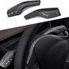 Carbon Fiber Interior Stickers for Tesla Model 3/Y Gear and Wiper Levers