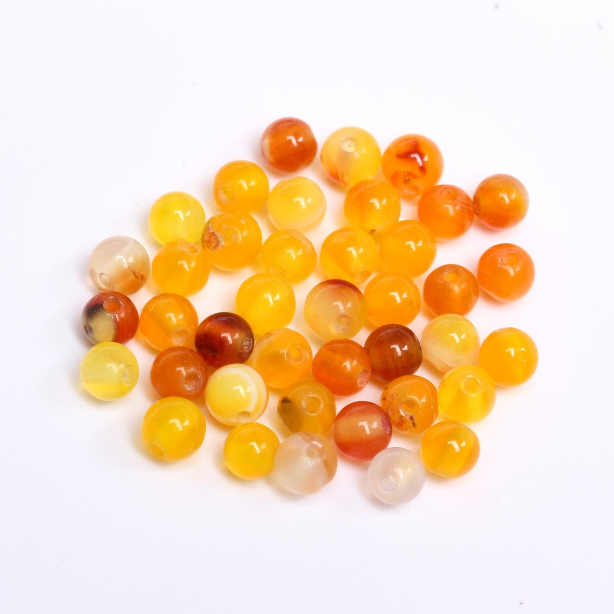 

Бусины DIY браслет ювелирные изделия полосатый Агаты 4/6/8/10/12 мм аксессуар 40/30/20/5 шт камень для ювелирных изделий мода мобильный телефон цепочки аксессуары 4mm/40Pcs оранжевый