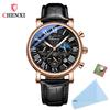 New CHENXI Watches Man Top Brand Luxury Leather Strap Date Quartz Clock Male Waterproof Chronograph Men Watch Business Fashion