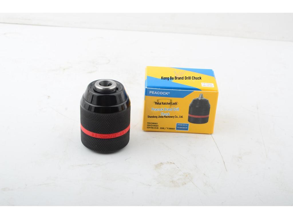 Peacock Ratchet Metal & Plastic Hand-Tightened Drill Chuck