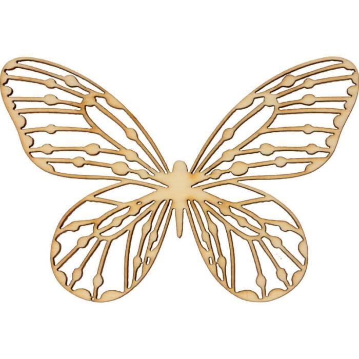 Silhouettes en Bois - Artemio - Mon Essentiel - 8 Papillons - Décorations DIY - FSC Non Vernies