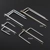 Stainless Steel Windproof Fishing Umbrella Ground Stake and Landing Net Pole