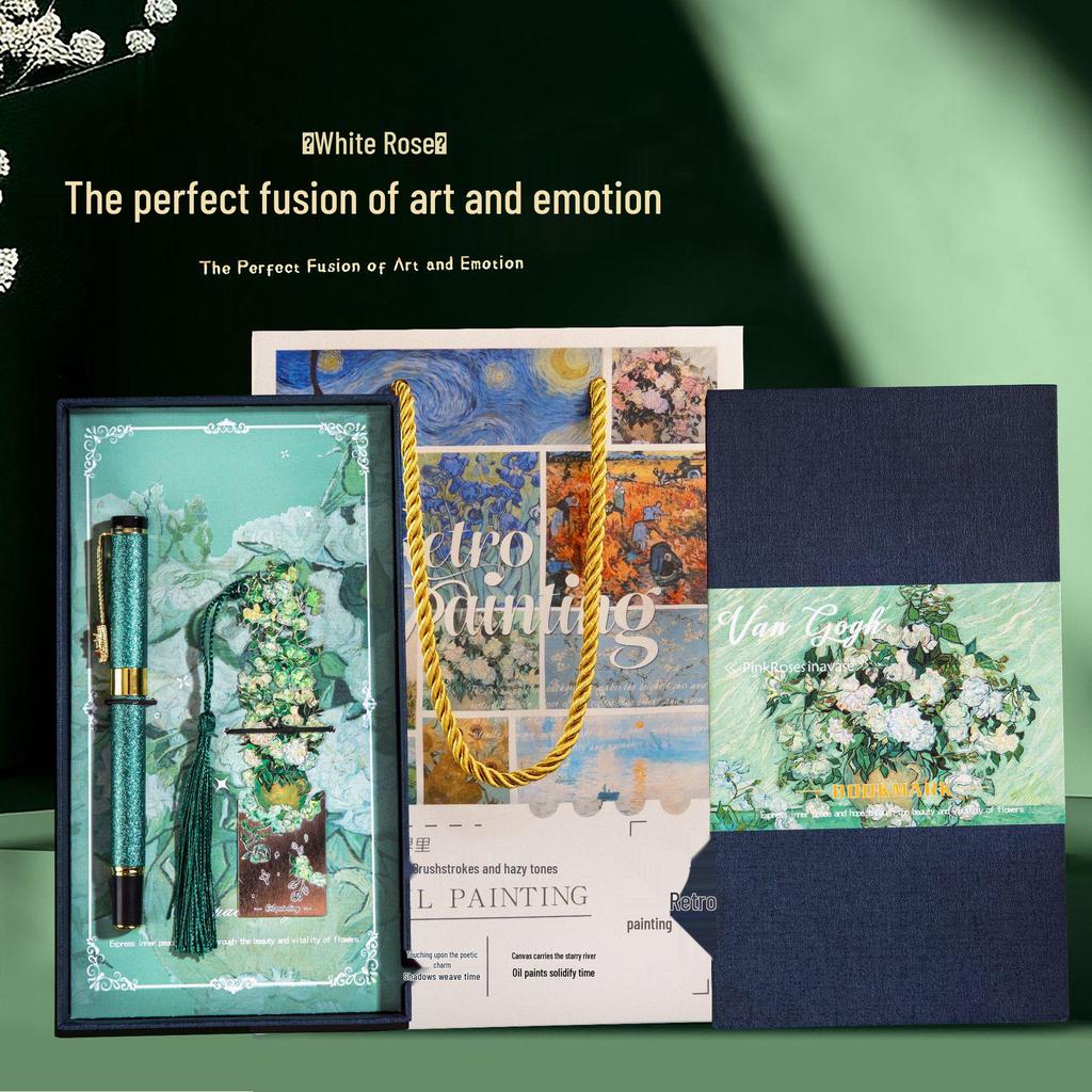 Van Gogh Oil Painting Bookmark Gift Set for Teachers and Students