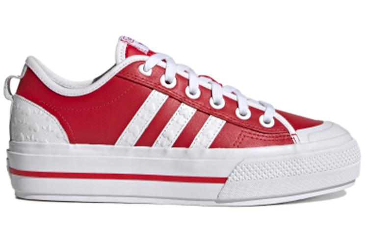 adidas Dámské Nizza Rf Platform 'S embosovaným srdcem - Šarlatová' Dámské FZ1841
