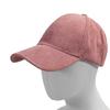 Pet Human Matching Corduroy Baseball Cap Dogs Cats With Ear Holes UV Protection Casual Outdoor Hat