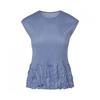 PleaTs Me Wrinkle Hem Cap Sleeve T shirT ppTsm125014
