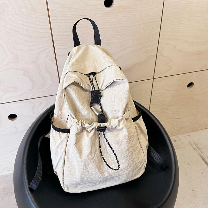 

Tooxika Ins Niche Design Backpack Student Class Bag Портативный рюкзак для поездок на работу Универсальная дорожная сумка белый