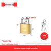 25MM Iron Padlock Single Open Imitation Copper Lock for Household or Student Use