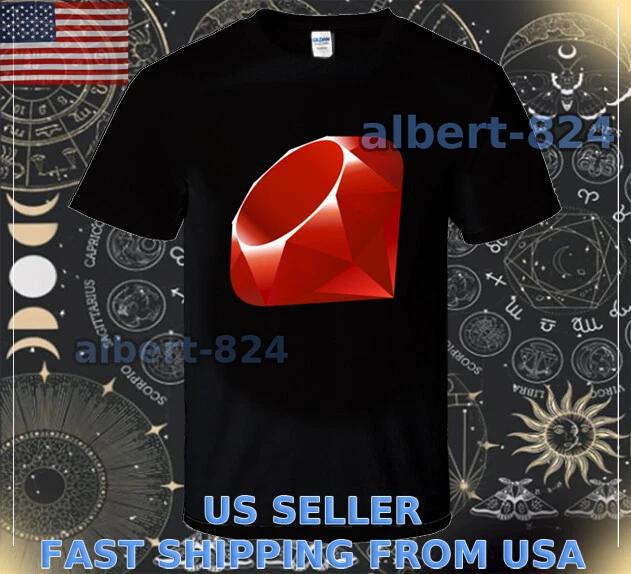 

NEW SHIRT RUBY WEB LOGO T shirt FUNNY AMERICAN SIZE S TO 5XL L