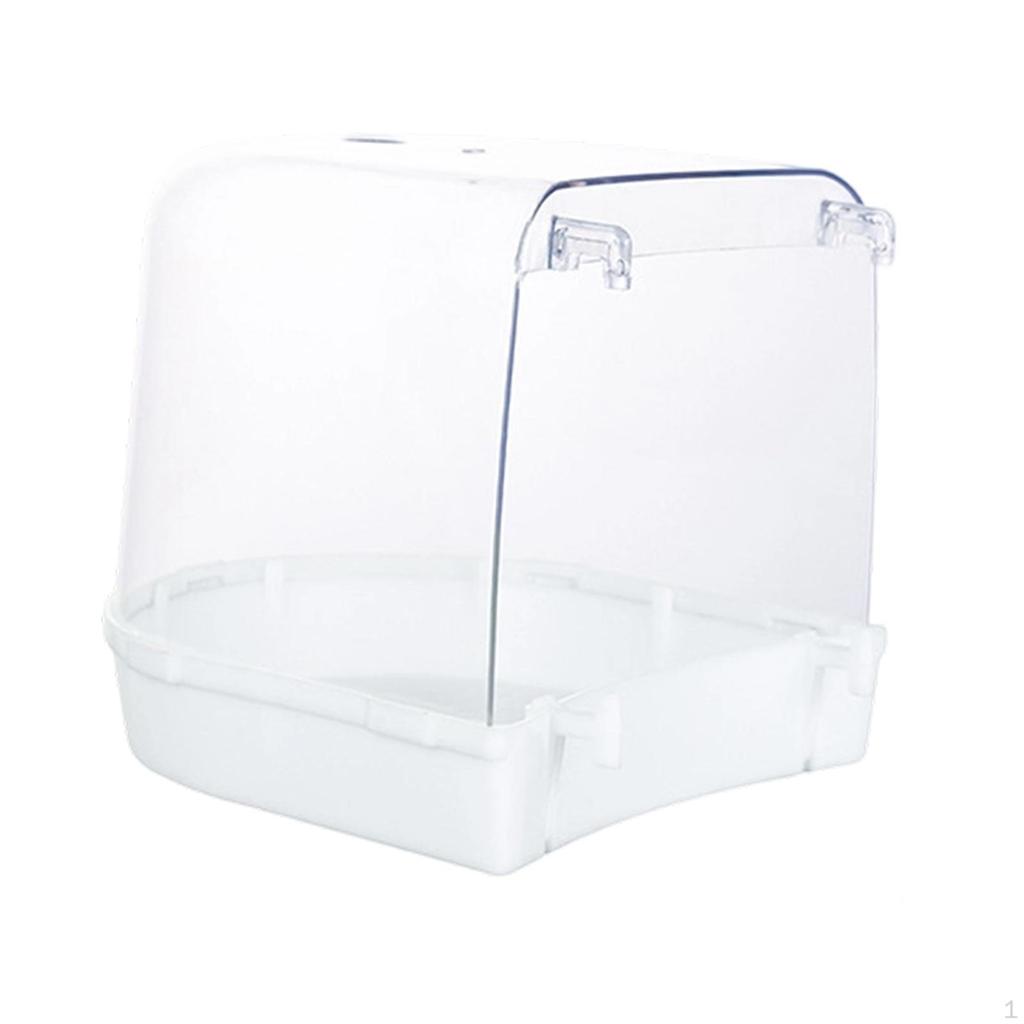 Accessory Box for Bathtub And Birdcage, Parrots Parakeets, Materials with Hooks,